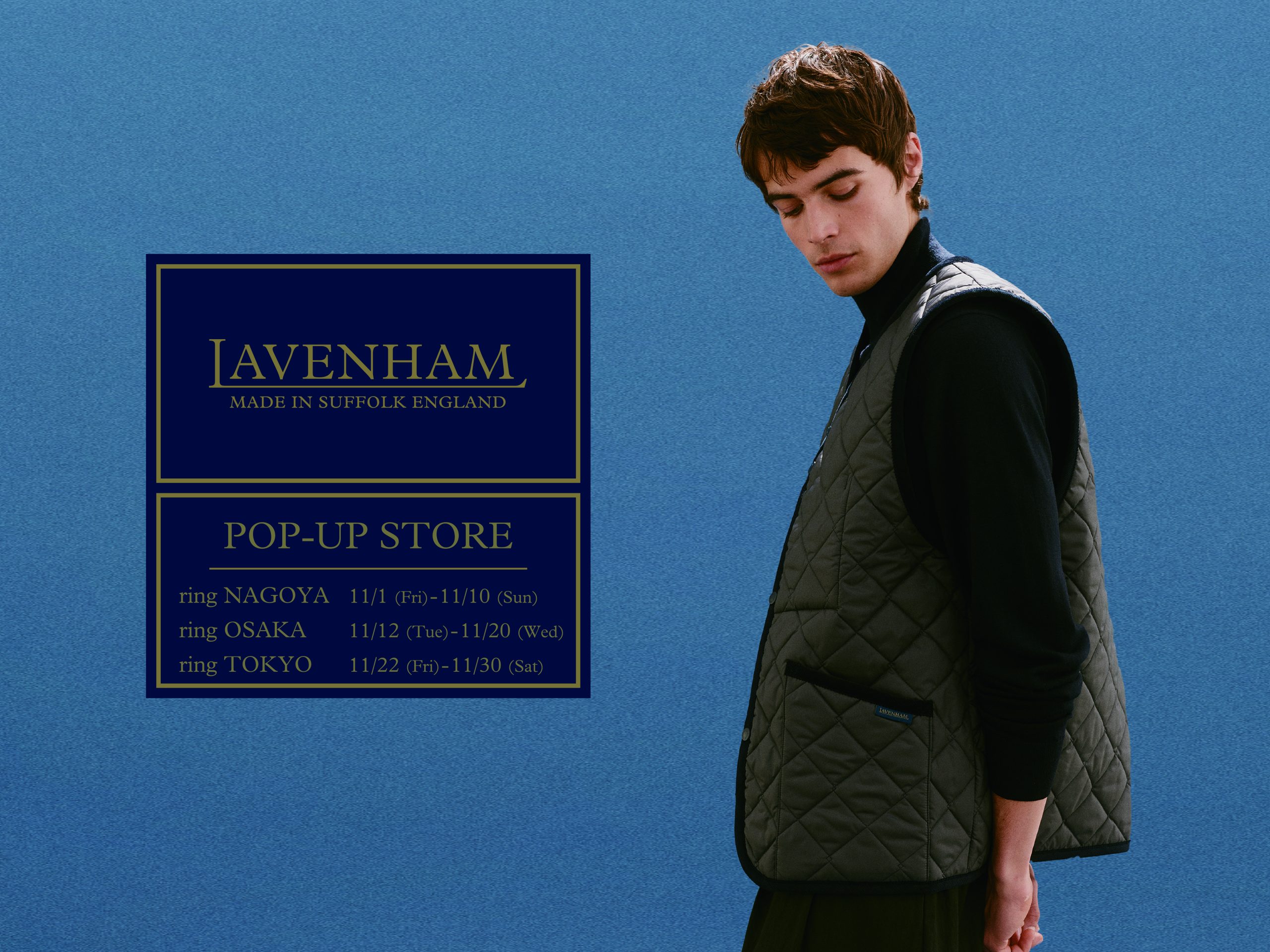 絶賛開催中のLAVENHAM(ラベンハム)POP UPイベント！！THORNHAM＆BRUNDON